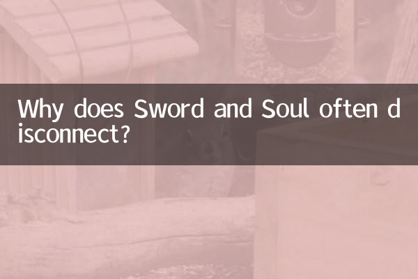 Perché Sword and Soul si disconnette spesso?