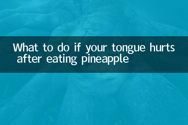 Qué hacer si te duele la lengua después de comer piña