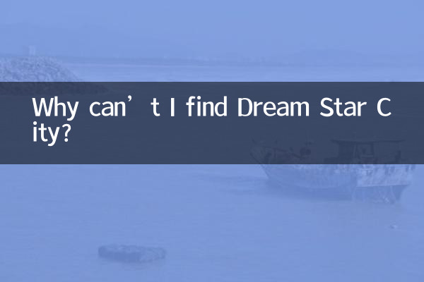 Warum kann ich Dream Star City nicht finden?