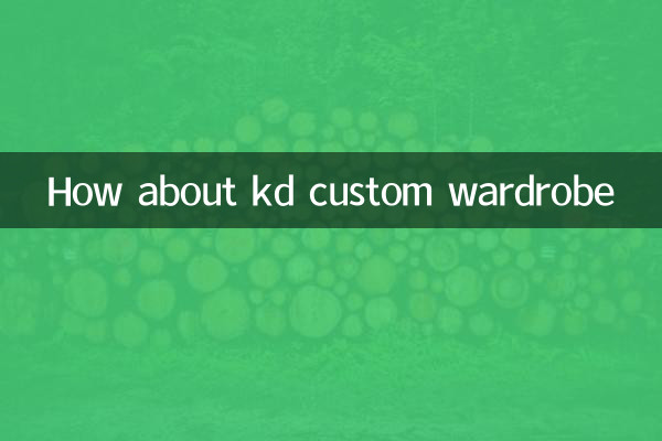 Wie wäre es mit einer maßgeschneiderten KD-Garderobe?