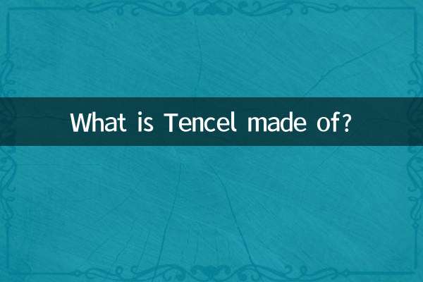 What is Tencel made of?