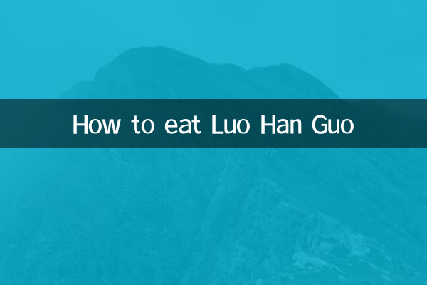Como comer Luo Han Guo