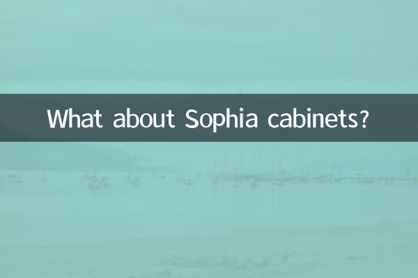 E os armários Sophia?