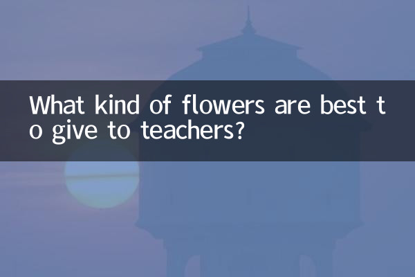 Che tipo di fiori è meglio regalare agli insegnanti?
