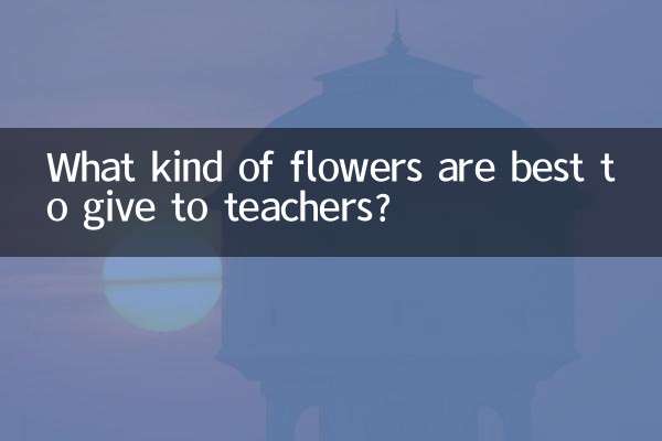 Какие цветы лучше всего дарить учителям?