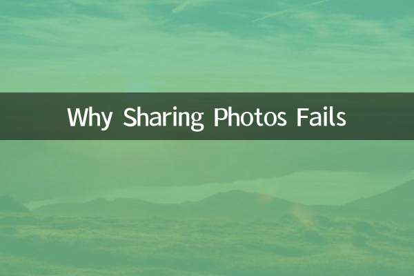 لماذا تفشل مشاركة الصور؟
