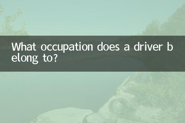 司机属于什么职业