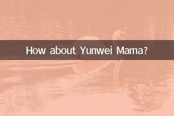 윤웨이 엄마는 어때요?