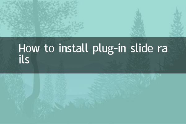 So montieren Sie Steckgleitschienen