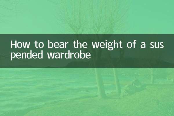 Cómo soportar el peso de un armario suspendido