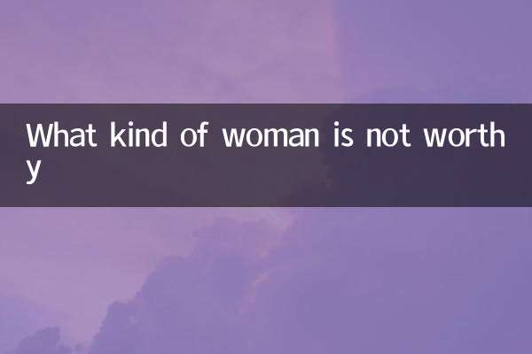 Was für eine Frau ist es nicht wert