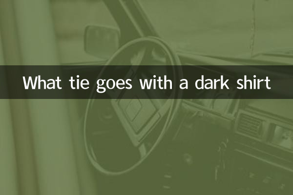Welche Krawatte passt zu einem dunklen Hemd?
