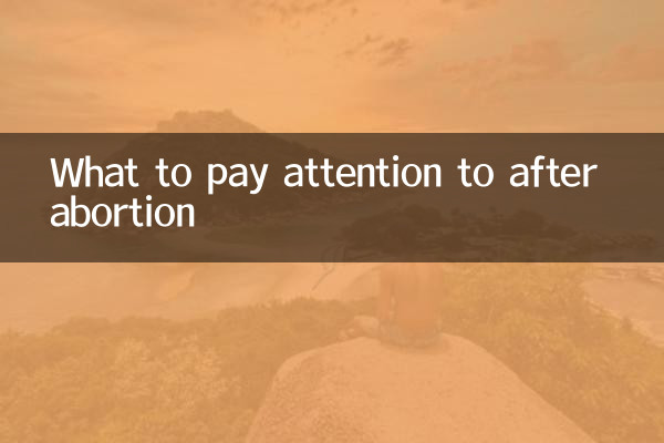 Was ist nach einer Abtreibung zu beachten?