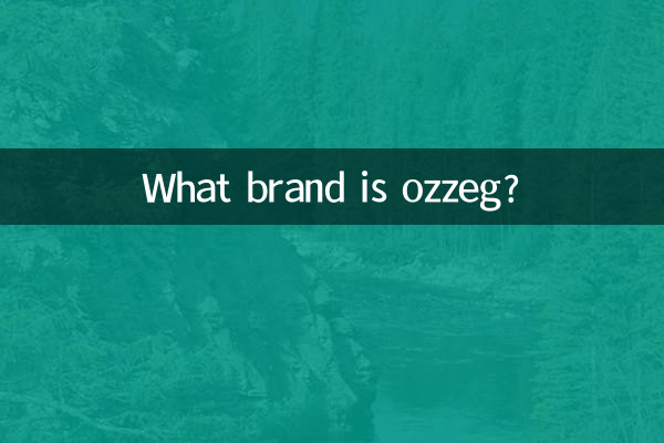 ¿Qué marca es ozzeg?