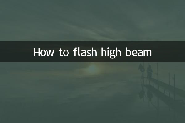 So schalten Sie das Fernlicht ein