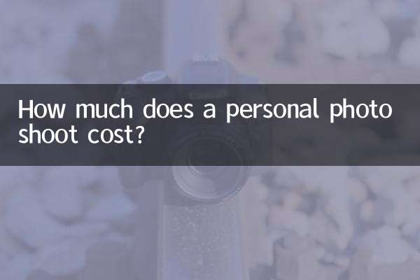 Quanto costa un servizio fotografico personale?