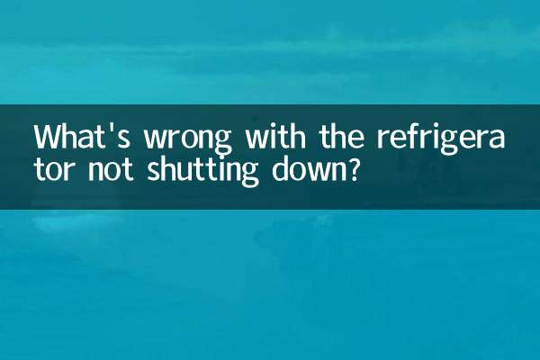 Cosa c'è che non va se il frigorifero non si spegne?