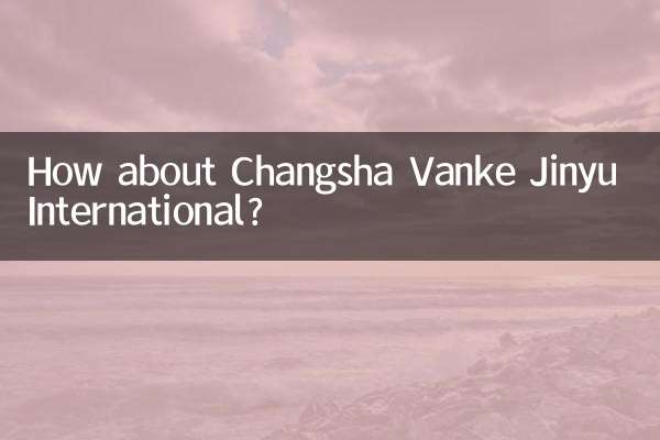 Que tal Changsha Vanke Jinyu Internacional?