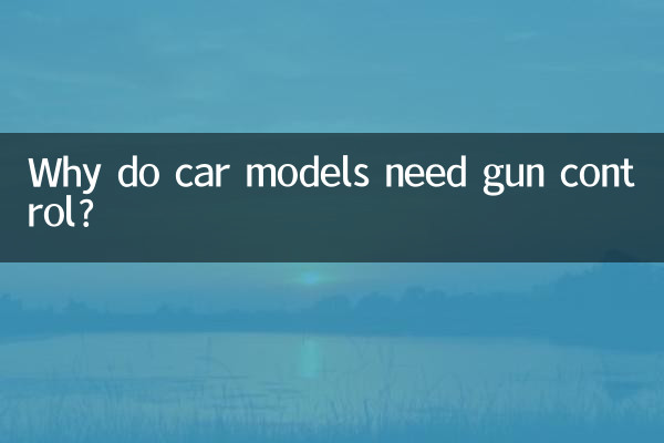 Why do car models need gun control?