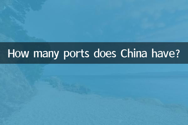 How many ports does China have?