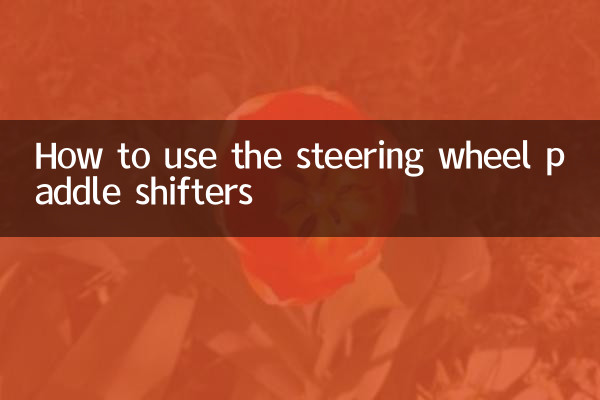 方向盘的换挡拨片怎么用