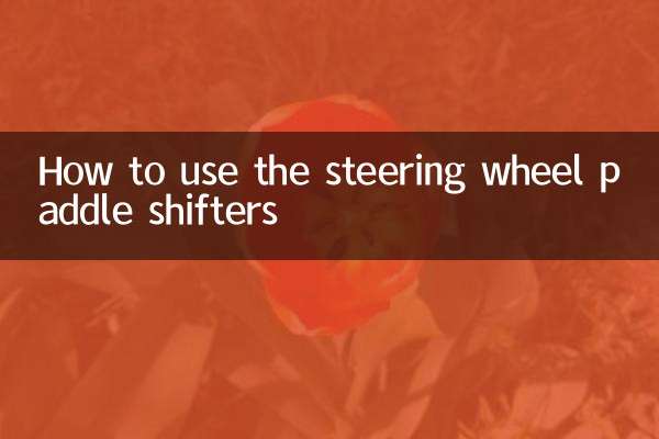 方向盘的换挡拨片怎么用