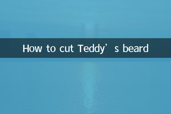 How to cut Teddy’s beard