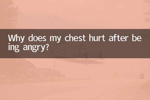 Почему болит грудь после гнева?