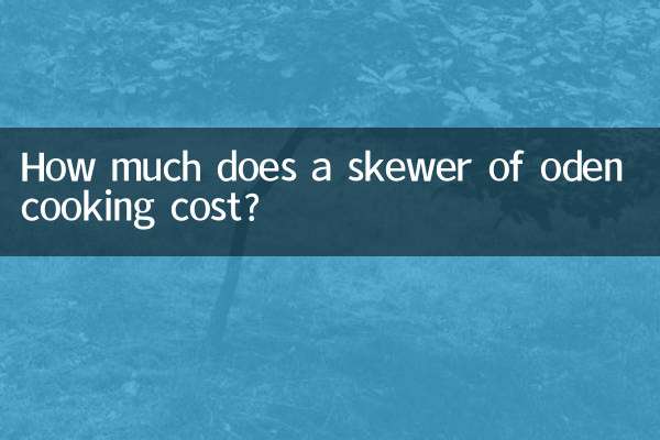 Quanto custa um espeto de cozimento oden?