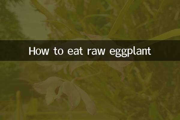 生ナスの食べ方