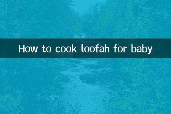 Comment cuisiner du luffa pour bébé