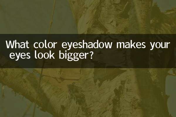 Que cor de sombra faz seus olhos parecerem maiores?