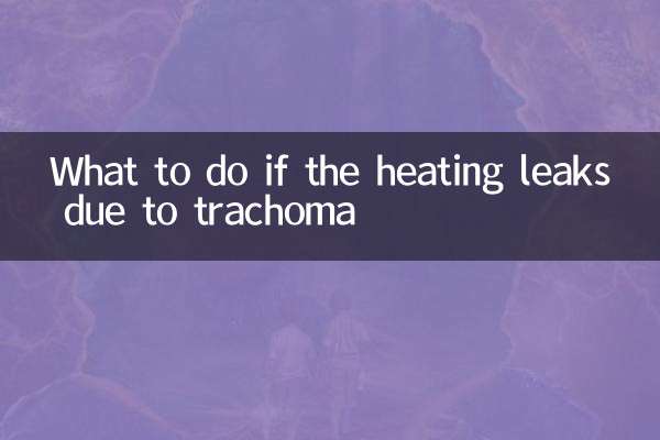 Что делать, если протекает отопление из-за трахомы