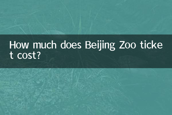 ¿Cuánto cuesta la entrada al zoológico de Beijing?
