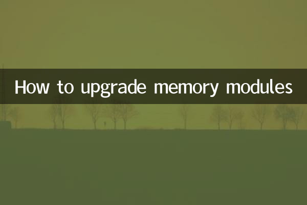 Cómo actualizar los módulos de memoria