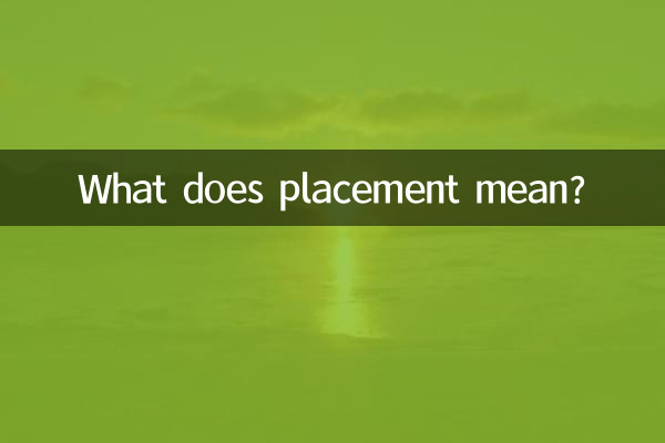 배치는 무엇을 의미하나요?