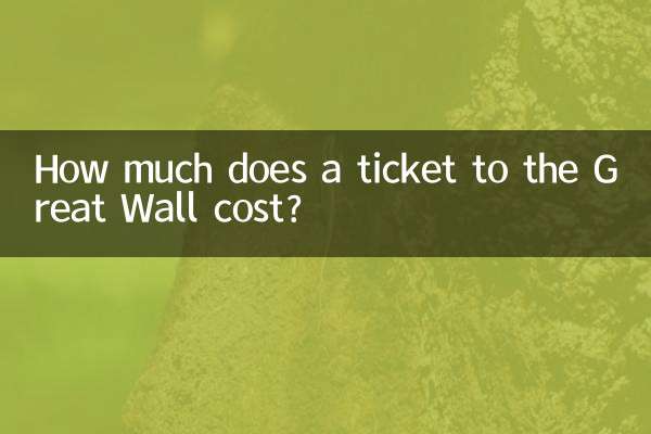 ¿Cuánto cuesta una entrada a la Gran Muralla?