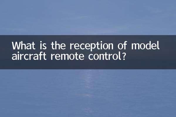 Qual é a recepção do controle remoto de aeromodelos?
