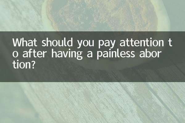 做了无痛人流注意什么