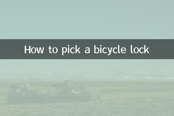 So knacken Sie ein Fahrradschloss
