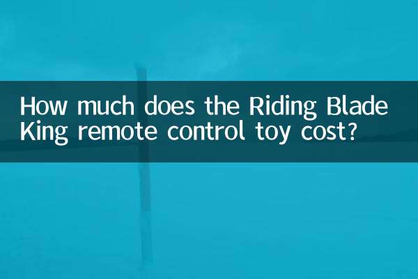 Riding Blade King 원격 제어 장난감의 가격은 얼마입니까?