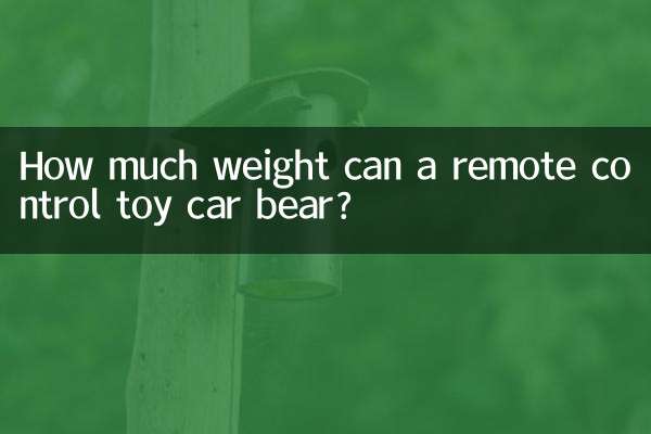 遙控玩具汽車承重多少