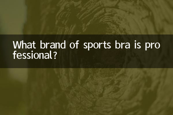 ¿Qué marca de sujetador deportivo es profesional?