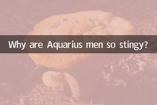 水瓶座男性はなぜケチなのでしょうか？