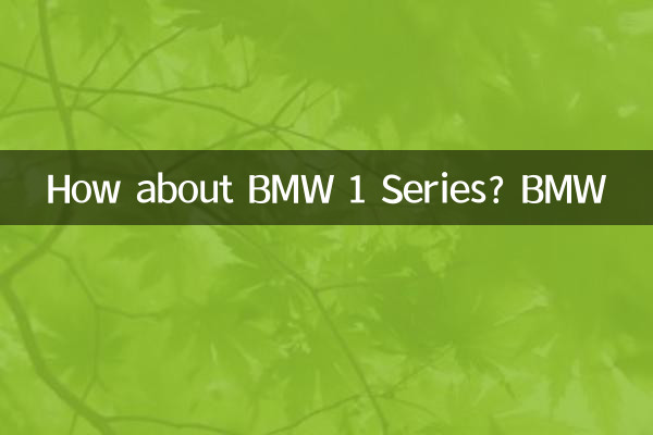 ماذا عن سلسلة BMW 1؟ بي ام دبليو