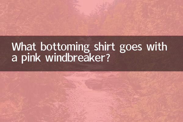 गुलाबी विंडब्रेकर के साथ कौन सी बॉटम शर्ट अच्छी लगती है?