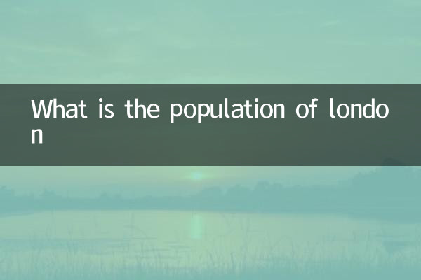 جمعیت لندن چقدر است
