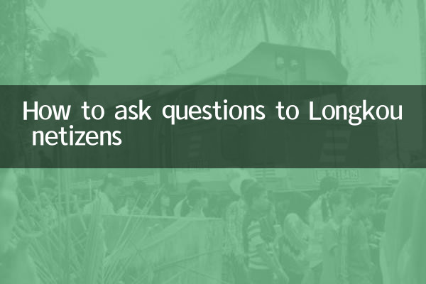 Longkou 네티즌에게 질문하는 방법