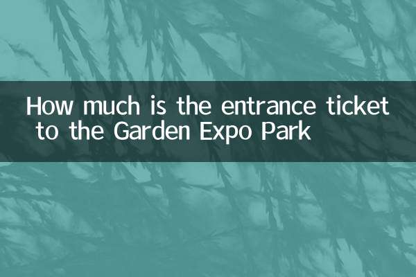 Combien coûte le billet d'entrée du Garden Expo Park