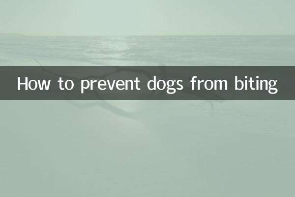 How to prevent dogs from biting